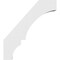Ekena Millwork 5 1/2-in. W x 32-in. D x 36-in. H Balboa Architectural Grade PVC Knee Brace BRCP055X32X36BOA - alternate 5